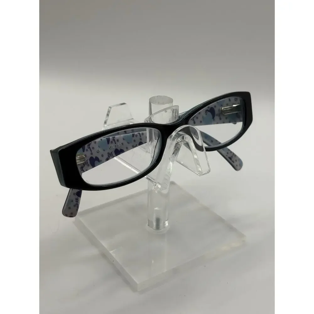 Guess Kids GU8057 BL Eyeglass Frames Black Hearts 46-15-125 Youth